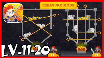 Hero Rescue - Android/ios Gameplay - Treasure Mode Level 11 to 20