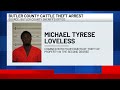 Man arrested in Butler County cattle theft