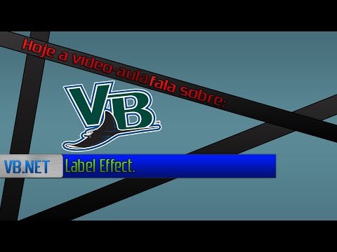 [VB.NET]Label Effect