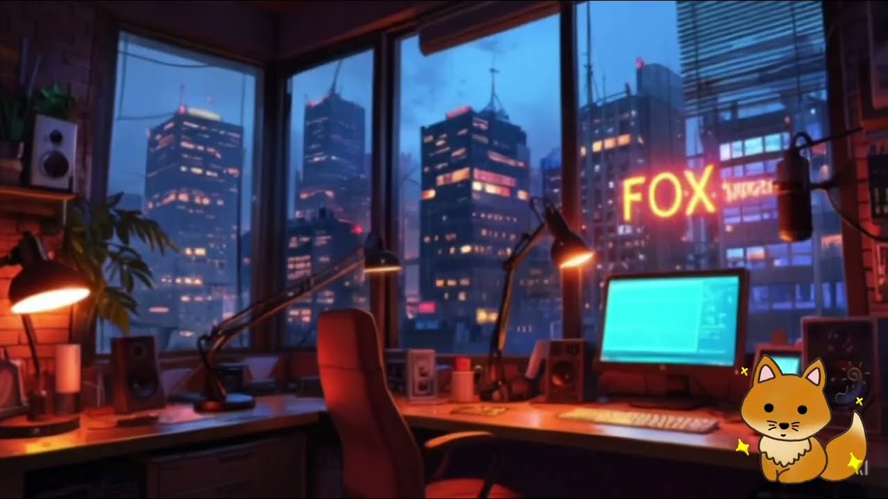 Lofi Emotions – Gloomy Guitar Rain Mix  /Soft lofi to study and focus