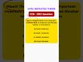 UPSC Repeated theme | CDS PYQs | Mount thullier