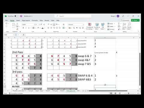 Bubble sort Part 6