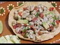 Ensalada de setas estilo ceviche, CERO GRASA.- RecetasdeLuzMa