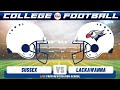 College Football:  Sussex vs Lackawanna