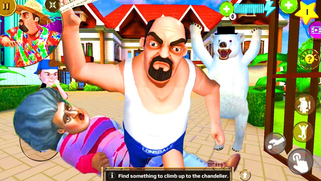 Scary Teacher 3D VS Scary Stranger 3D - Miss T VS Mr. Grumpy - Android & iOS Games - Z&K Games