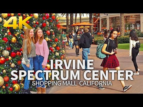 IRVINE SPECTRUM CENTER - Shopping, Dining and Entertainment, Irvine, California, USA, Travel, 4K UHD
