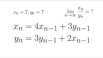 A Simple Trick to Solve This System of Recurrence Relations | Princeton Maths Competition 2007