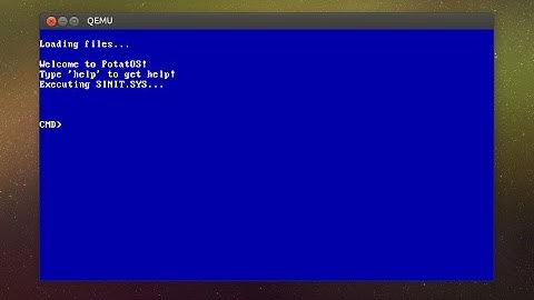 PotatOS - 16-Bit Assembler operating system