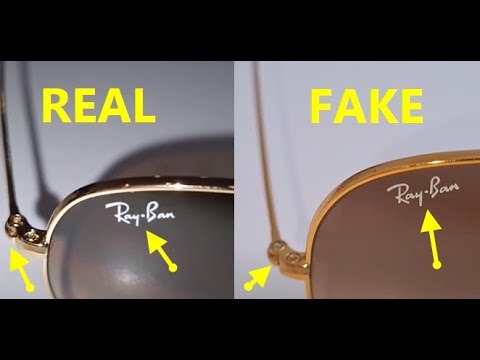 Arriba 82+ imagen ray ban sunglasses real vs fake