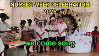 Nurses week celebration 2026. in samarth nursing college.| Welcome song | #nurses  