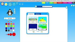 JiT paint background and stamps