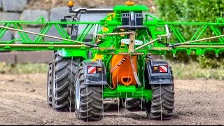 RC tractors working hard! Claas, Fendt & more in action!