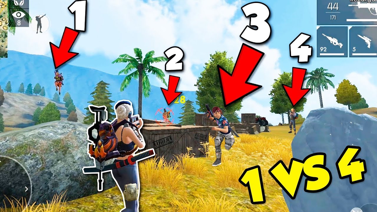 1 VS 4 Y NO TE IMAGINAS LO QUE OCURRE... CLASIFICATORIA ...