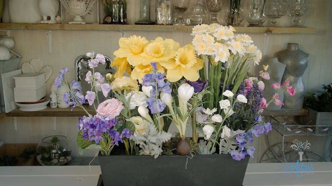 Artificial Spring Window Box Floristry Tutorial Youtube