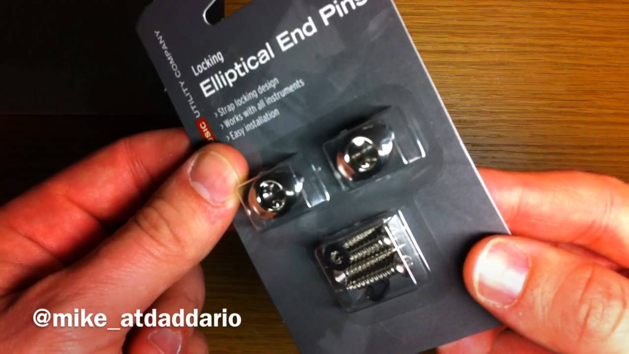 Chrome Planet Waves Elliptical End Pins