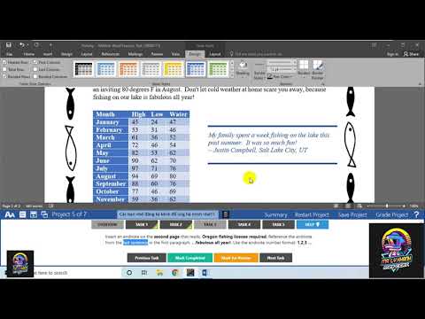 Video Project 5 MOS Word 2016 Exam 1 | MR. LY KHANH - MOS... - youtube