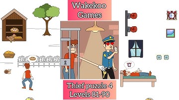 Thief Puzzle 4 (WEEGOON) - Longhand Thieves Puzzle Game - Levels 81-90  Android Gameplay Walkthrough