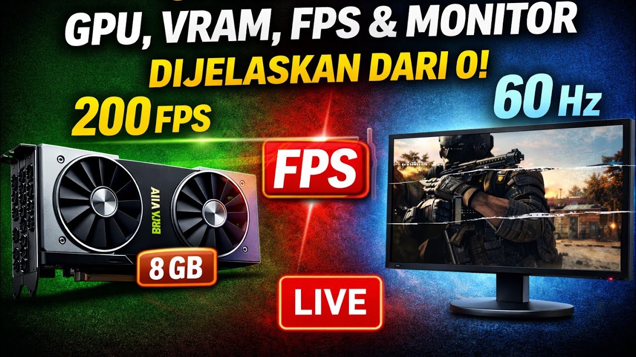 Kita Jelaskan Cara Kerja GPU & Monitor Dari 0!