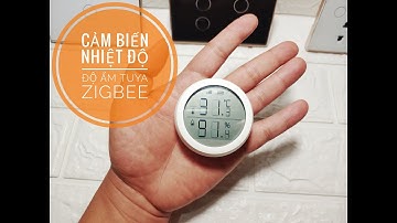 GIỚI THIỆU CẢM BIẾN NHIỆT ĐỘ, ĐỘ ẨM TUYA ZIGBEE CÓ MÀN HÌNH.
