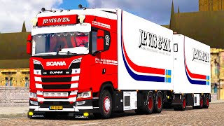 ETS2 | Scania S 520 JP VIS & ZN Tandem [1.39] | ProMods 2.51