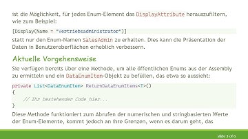 So erhalten Sie das DisplayAttribute, wenn Sie Enums in C#  durchlaufen