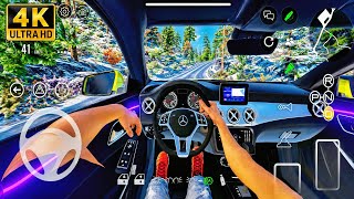 🚨Mercedes-Benz CLA Winter Snow Drive | Custom Car Online Drive | Ultra Graphics screenshot 1