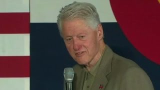 Bill Clinton reacts to Melania Trump's bullying speech