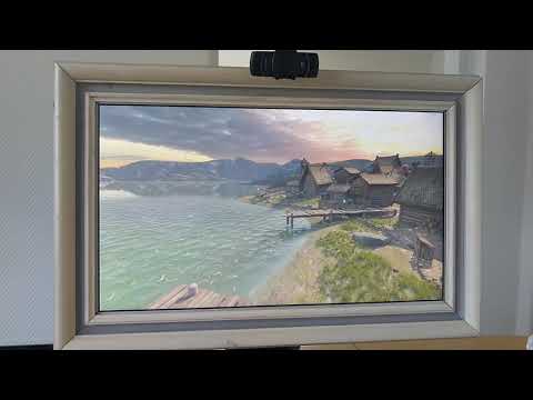 Virtual Windows using Unity & Opencv - animated art