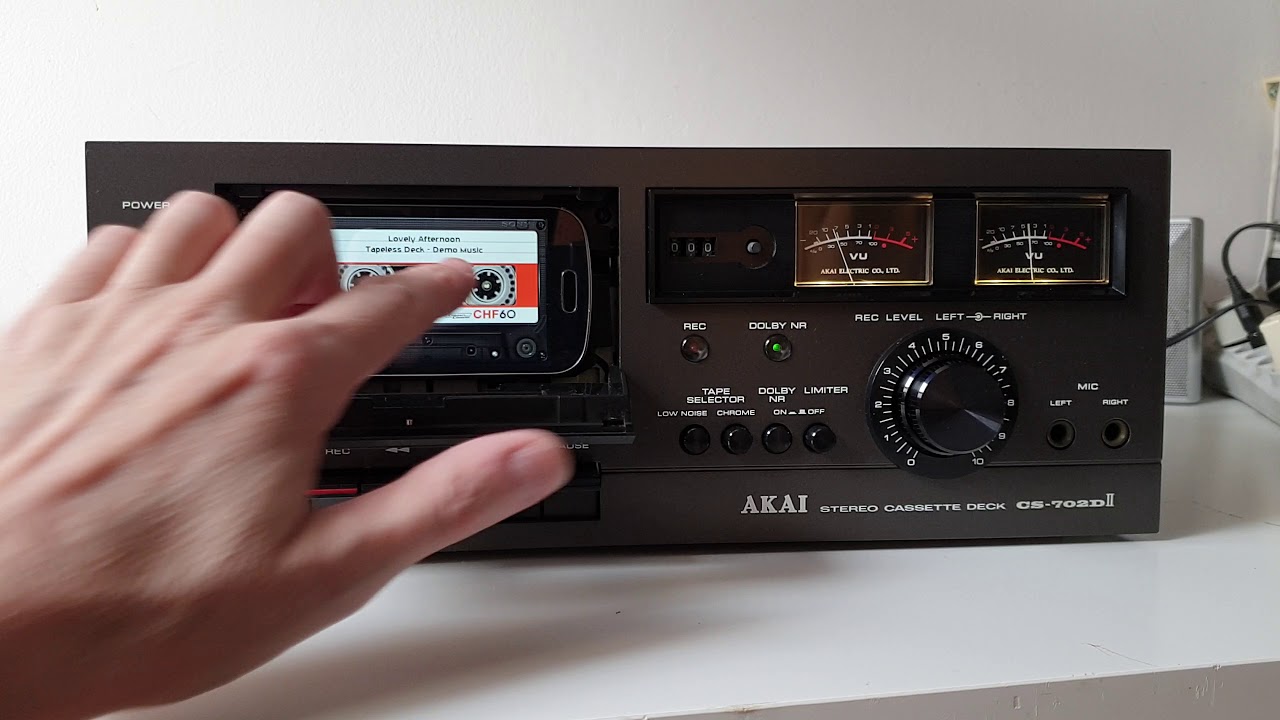 AKAI CS-702D converted into MP3/FLAC player - Tapeless Deck Project