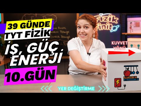 İş Güç Enerji Kavramları  | 39 Günde TYT Fizik Kampı | 9. Sınıf | 10. gün