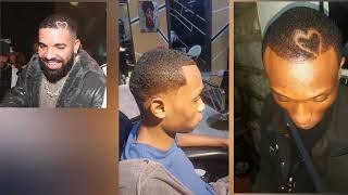 🔥 “I Got Drake’s Viral Heart Haircut ❤️ | Before & After Transformation "DRAKE HAIRCUT ❤️”