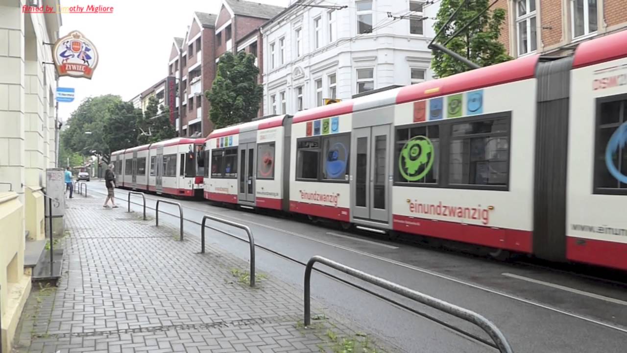 Stadtbahn in Dortmund 2016 - Trams of Dortmund, Germany (U43, U44)