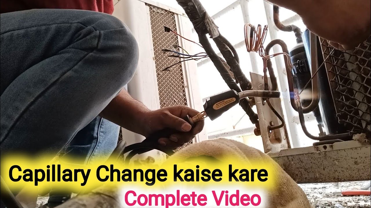 How To Replace Capillary Tube How To Braze Copper Pipe Hvac