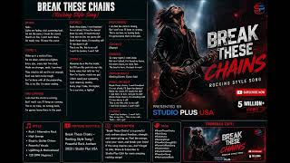 Break These Chains 🔥 Powerful Rock Anthem 2026 | Epic Alternative Rock Song | Studio Plus USA