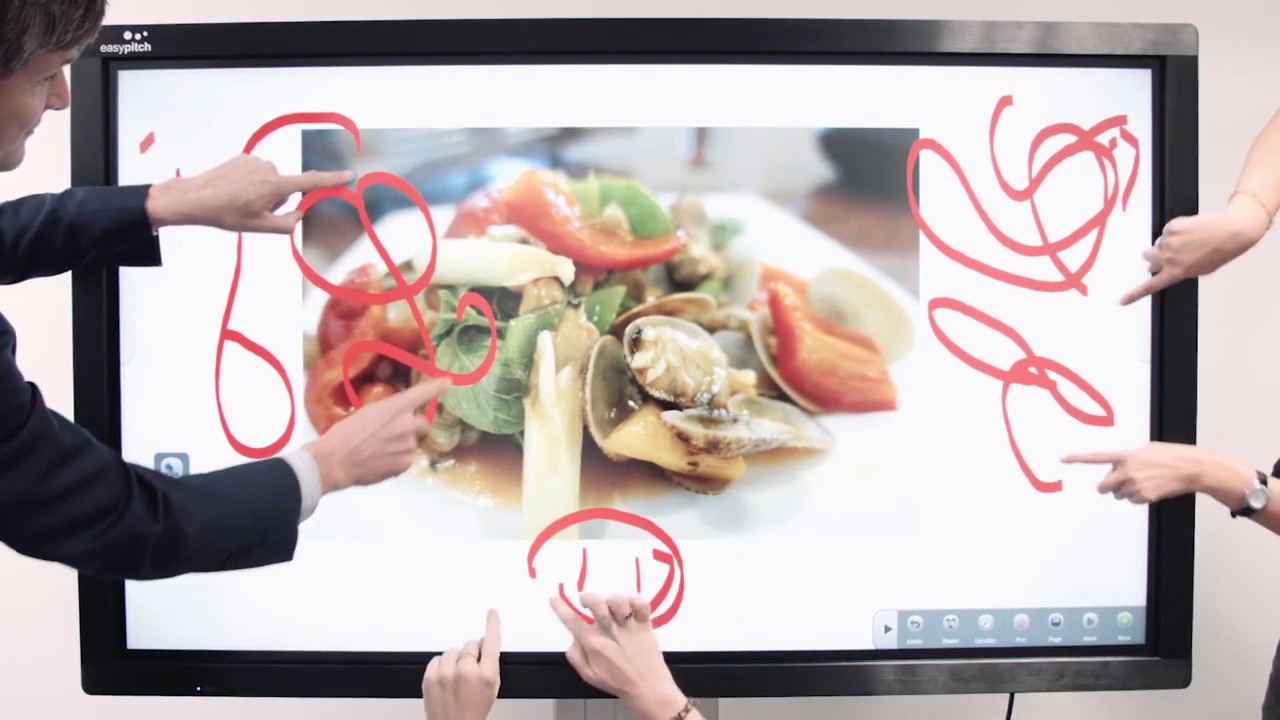Easypitch advance der interaktive Bildschirm