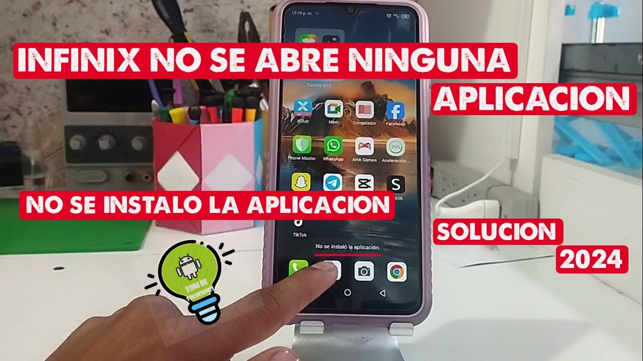 インフィニティ♾アプリ不調中(TT)ページ MI INFINIX NO ABRE NINGUNA APLICACION (aplicacion no instalada