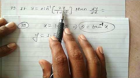Applied Mathematics Lecture 07 (Derivatives/Inverse Trigonometric Functions)