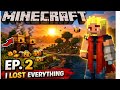 Minecraft Mobile Survival Ep. 2 – I LOST EVERYTHING… (Bee Disaster & Quartz Problem)