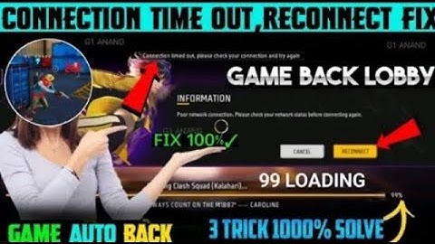 🥺 FREE FIRE RECONNECTING PROBLEM SOLVE  POOR NETWORK CONNECTION PROBLEM SOLVE  FF 99 LOADING FIX