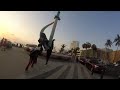 Electric Bicycles on the Mazatlan Malecon at Sunset - Part One