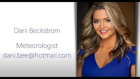 Meteorologist Dani Beckstrom 2022 Weather Anchor R...