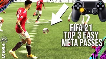 FIFA 21 - Top 3 META PASSES That ELITE Players Use To Win More Games Which You Don