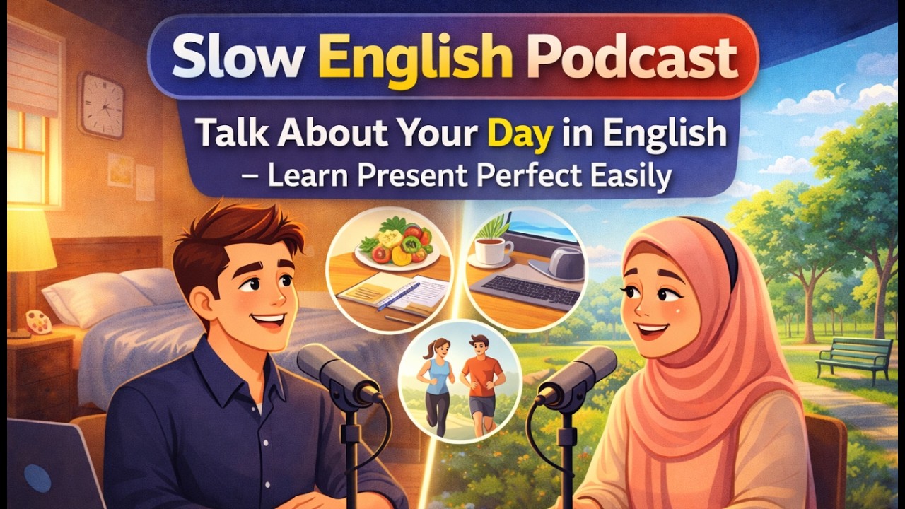 Talk About Your Day in English – Learn Present Perfect Easily | Slow English Podcast