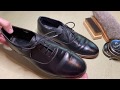 [ASMR] How to Clean and Restoration Black Leather Shoes