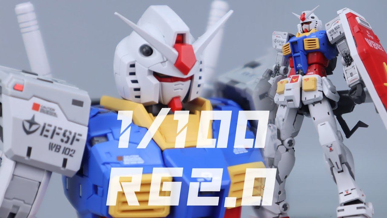 FAT CAT胖虎模型1/100 RG2.0 放大版元祖RX78 - YouTube