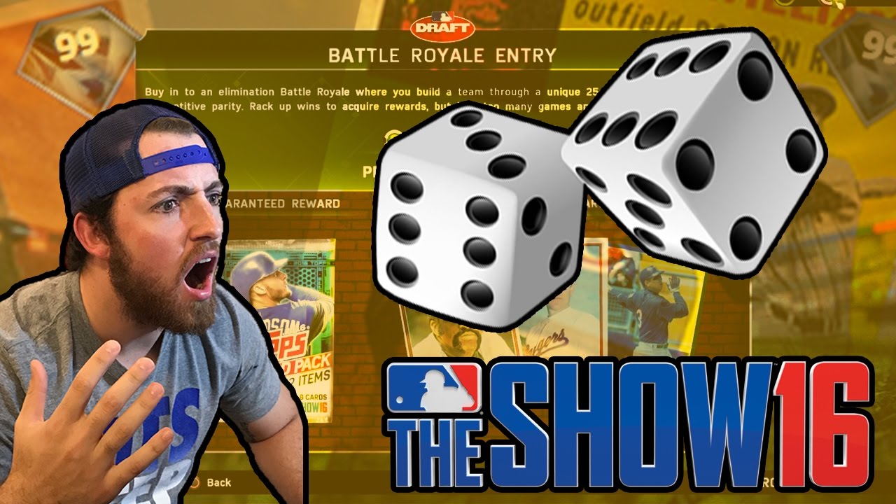 DRAFTING MY TEAM WITH A DICE! MLB The Show 16 | Battle Royale