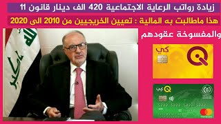 زيادة رواتب الرعاية 420 الف - تعيين الخريجيين و العسكريين المفسوخة عقودهم