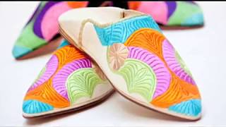 The babouche / babush room shoes - ishaant creations