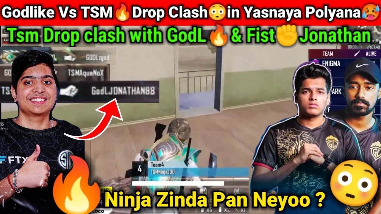Tsm Taken Revenge🔥Tsm Vs GodL Drop Clash in Yasna😳Ninja Fist Jonathan ...