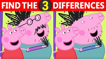 Spot the Difference Challenge with Peppa Pig 🔍 Find What’s Wrong in Every Scene! | Quiz DingDong